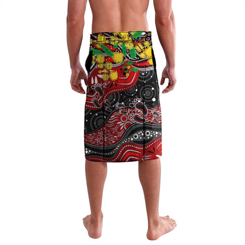 Personalised NAIDOC Week 2025 Bombers Football Lavalava Aboriginal Dot Painting