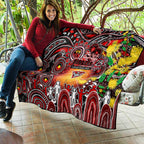 NAIDOC Week 2025 Bombers Football Quilt Aboriginal Dot Painting