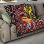 NAIDOC Week 2025 Bombers Football Quilt Aboriginal Dot Painting