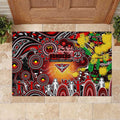 NAIDOC Week 2025 Bombers Football Rubber Doormat Aboriginal Dot Painting
