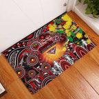 NAIDOC Week 2025 Bombers Football Rubber Doormat Aboriginal Dot Painting