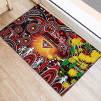 NAIDOC Week 2025 Bombers Football Rubber Doormat Aboriginal Dot Painting