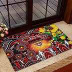 NAIDOC Week 2025 Bombers Football Rubber Doormat Aboriginal Dot Painting