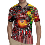Personalised NAIDOC Week 2025 Bombers Football Rugby Jersey Aboriginal Dot Painting