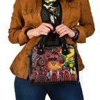 NAIDOC Week 2025 Bombers Football Shoulder Handbag Aboriginal Dot Painting