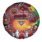 NAIDOC Week 2025 Bombers Football Spare Tire Cover Aboriginal Dot Painting