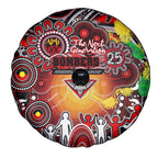 NAIDOC Week 2025 Bombers Football Spare Tire Cover Aboriginal Dot Painting