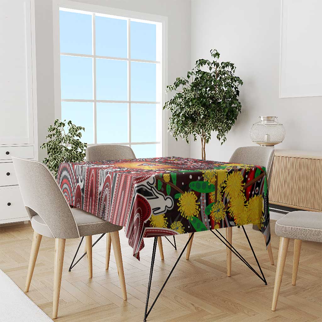 NAIDOC Week 2025 Bombers Football Tablecloth Aboriginal Dot Painting