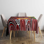 NAIDOC Week 2025 Bombers Football Tablecloth Aboriginal Dot Painting