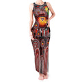 Personalised NAIDOC Week 2025 Bombers Football Tank Maxi Dress Aboriginal Dot Painting