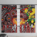 NAIDOC Week 2025 Bombers Football Window Curtain Aboriginal Dot Painting