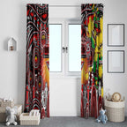 NAIDOC Week 2025 Bombers Football Window Curtain Aboriginal Dot Painting