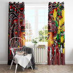 NAIDOC Week 2025 Bombers Football Window Curtain Aboriginal Dot Painting
