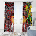 NAIDOC Week 2025 Bombers Football Window Curtain Aboriginal Dot Painting