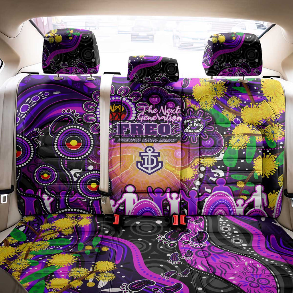 NAIDOC Week 2025 Freo Football Back Car Seat Cover Aboriginal Dot Painting