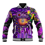 Personalised NAIDOC Week 2025 Freo Football Baseball Jacket Aboriginal Dot Painting