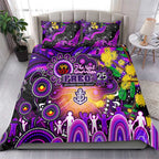 NAIDOC Week 2025 Freo Football Bedding Set Aboriginal Dot Painting