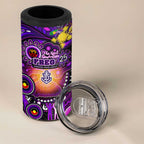 NAIDOC Week 2025 Freo Football 4 in 1 Can Cooler Tumbler Aboriginal Dot Painting