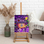 NAIDOC Week 2025 Freo Football Canvas Wall Art Aboriginal Dot Painting
