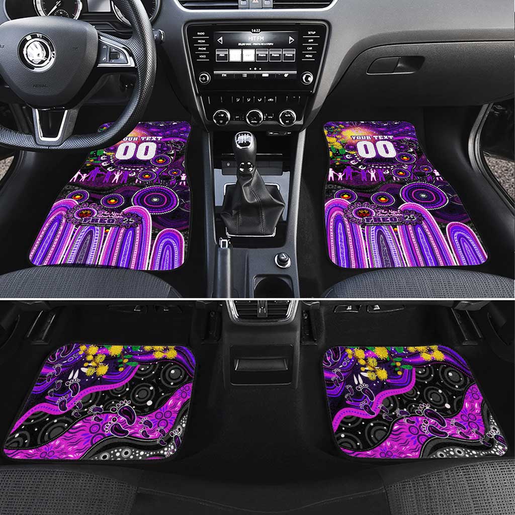 NAIDOC Week 2025 Freo Football Car Mats Aboriginal Dot Painting