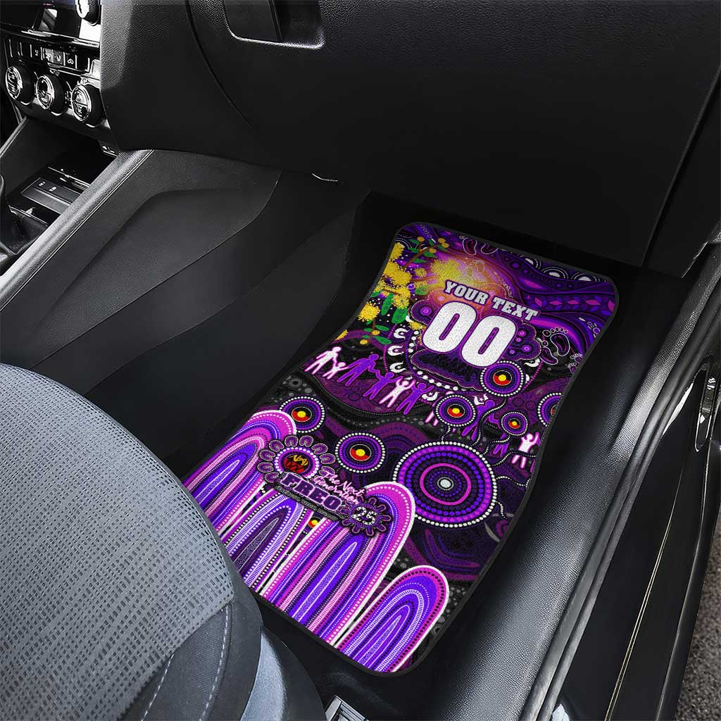 NAIDOC Week 2025 Freo Football Car Mats Aboriginal Dot Painting