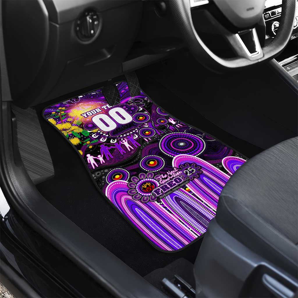 NAIDOC Week 2025 Freo Football Car Mats Aboriginal Dot Painting