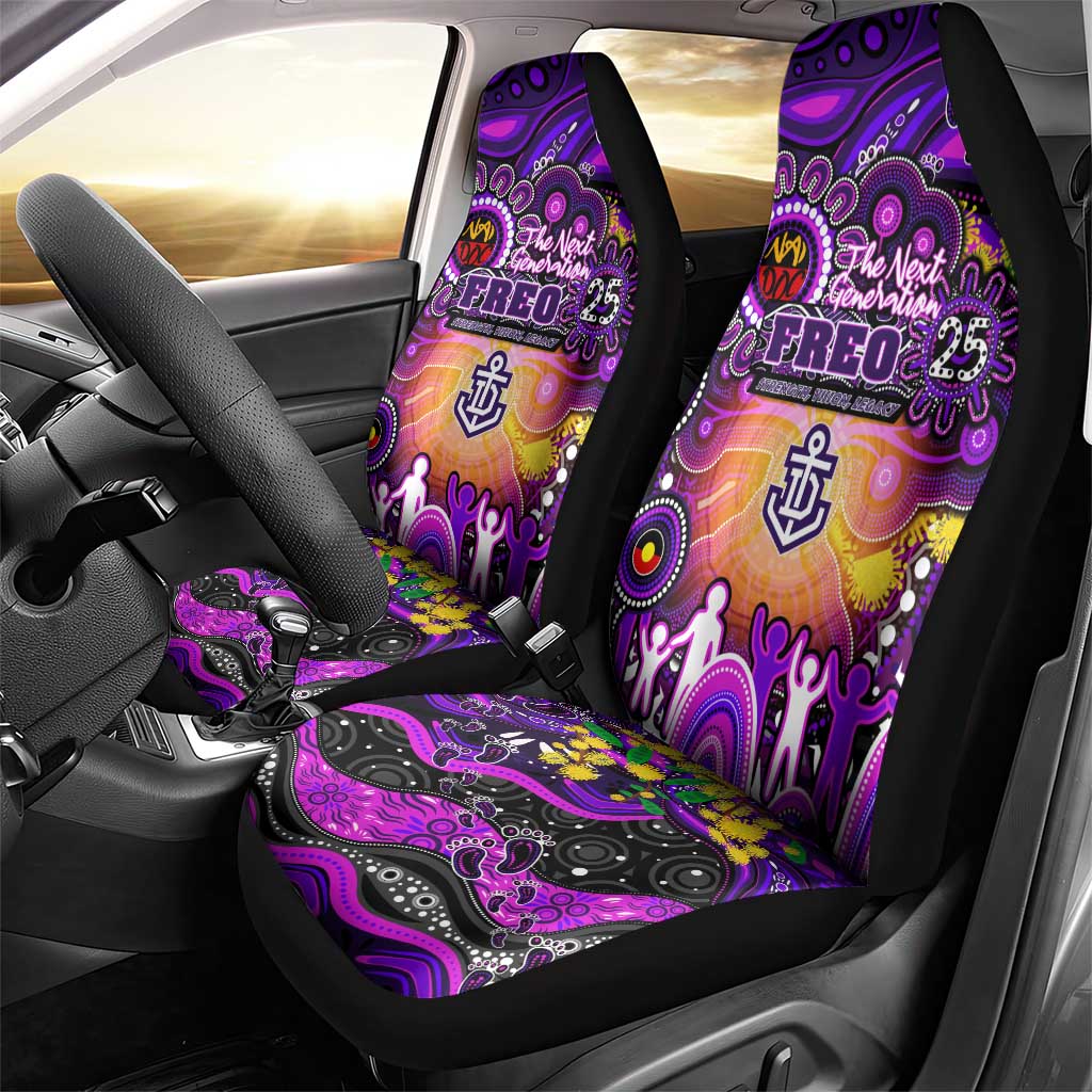 NAIDOC Week 2025 Freo Football Car Seat Cover Aboriginal Dot Painting