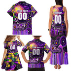Personalised NAIDOC Week 2025 Freo Football Family Matching Tank Maxi Dress and Hawaiian Shirt Aboriginal Dot Painting