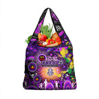 NAIDOC Week 2025 Freo Football Grocery Bag Aboriginal Dot Painting