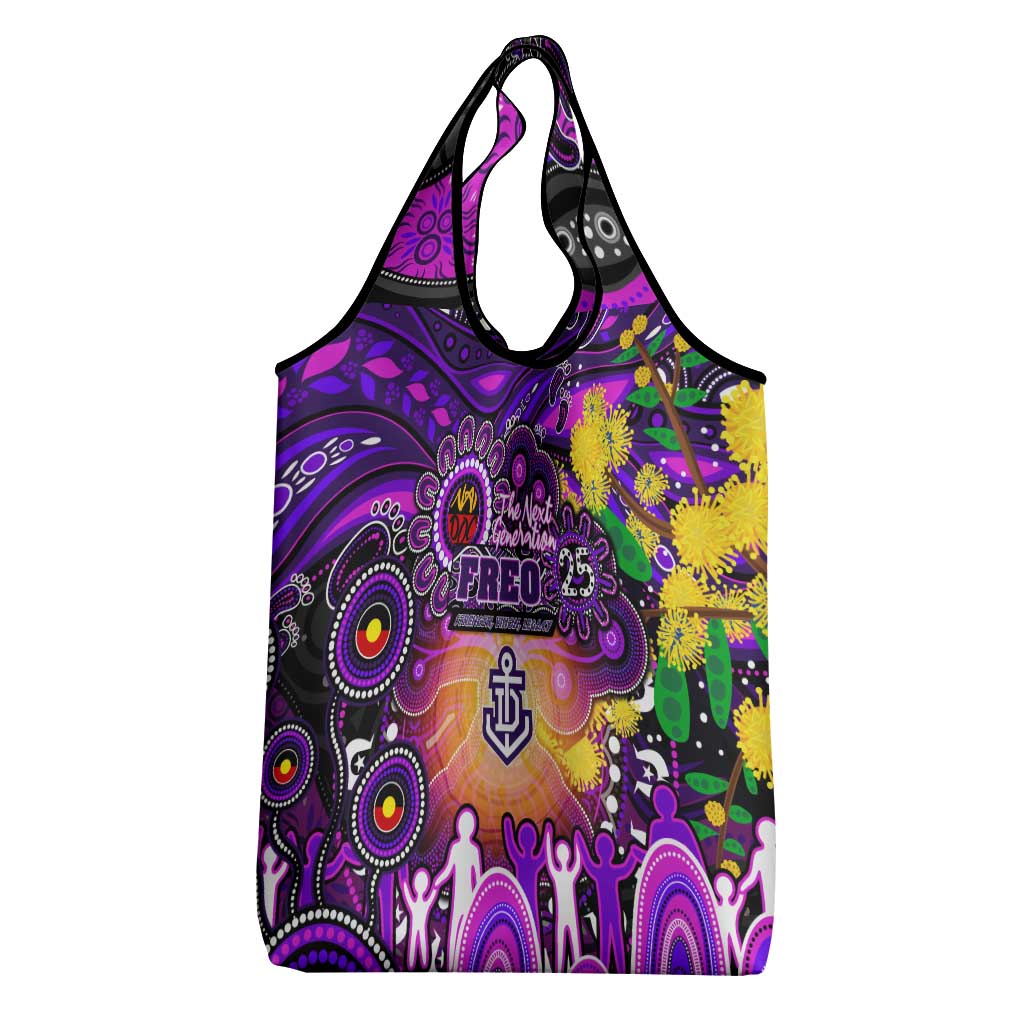 NAIDOC Week 2025 Freo Football Grocery Bag Aboriginal Dot Painting