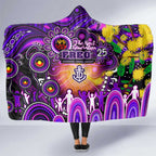 NAIDOC Week 2025 Freo Football Hooded Blanket Aboriginal Dot Painting