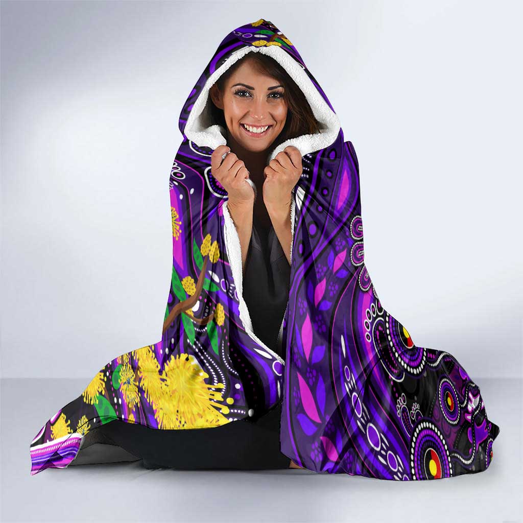NAIDOC Week 2025 Freo Football Hooded Blanket Aboriginal Dot Painting