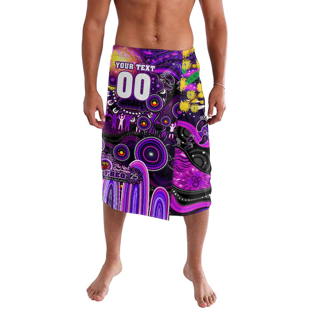 Personalised NAIDOC Week 2025 Freo Football Lavalava Aboriginal Dot Painting