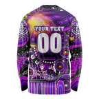 Personalised NAIDOC Week 2025 Freo Football Long Sleeve Shirt Aboriginal Dot Painting