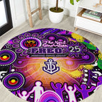 NAIDOC Week 2025 Freo Football Round Carpet Aboriginal Dot Painting