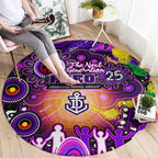 NAIDOC Week 2025 Freo Football Round Carpet Aboriginal Dot Painting