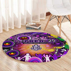 NAIDOC Week 2025 Freo Football Round Carpet Aboriginal Dot Painting