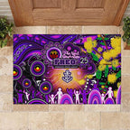 NAIDOC Week 2025 Freo Football Rubber Doormat Aboriginal Dot Painting