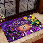 NAIDOC Week 2025 Freo Football Rubber Doormat Aboriginal Dot Painting