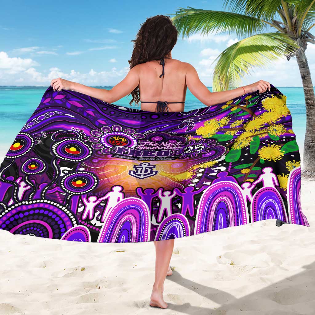NAIDOC Week 2025 Freo Football Sarong Aboriginal Dot Painting