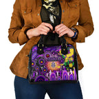 NAIDOC Week 2025 Freo Football Shoulder Handbag Aboriginal Dot Painting