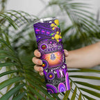 NAIDOC Week 2025 Freo Football Skinny Tumbler Aboriginal Dot Painting