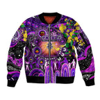 Personalised NAIDOC Week 2025 Freo Football Sleeve Zip Bomber Jacket Aboriginal Dot Painting
