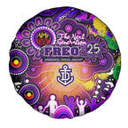 NAIDOC Week 2025 Freo Football Spare Tire Cover Aboriginal Dot Painting
