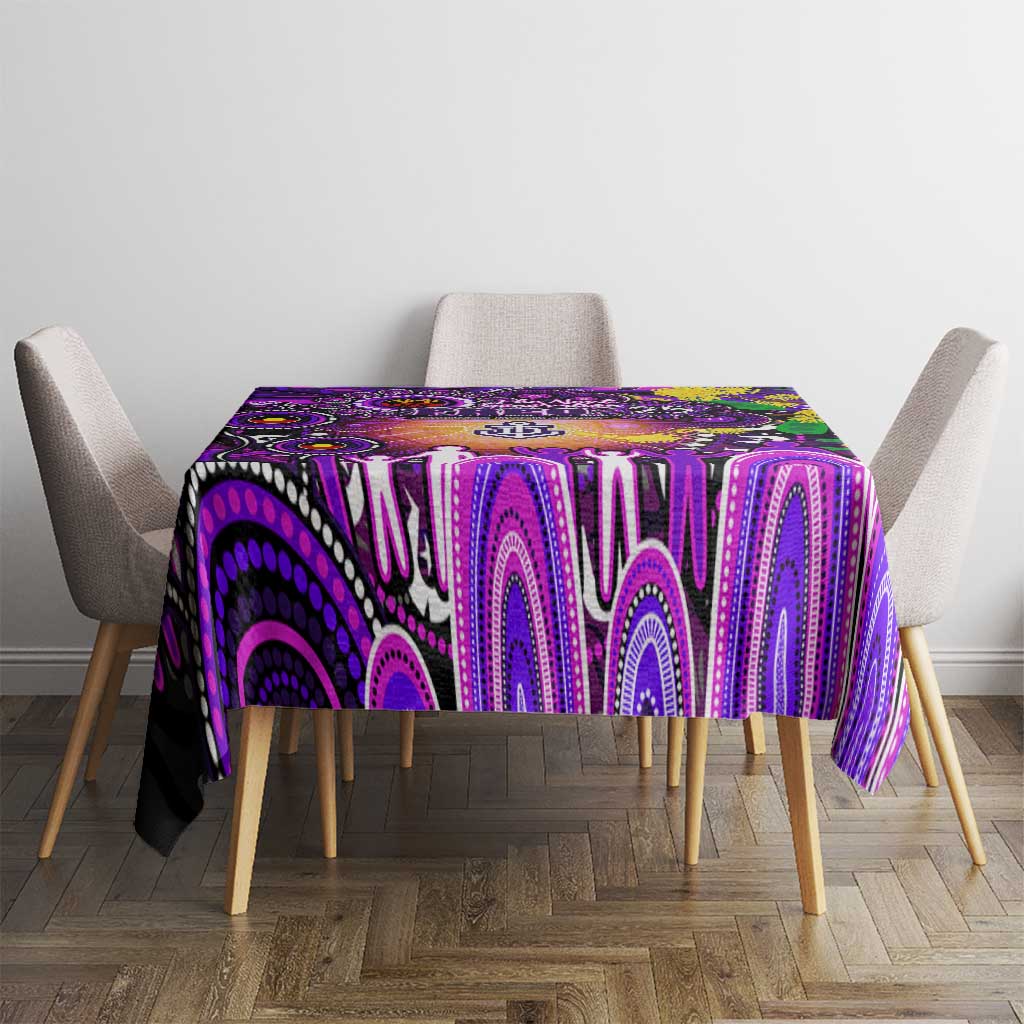 NAIDOC Week 2025 Freo Football Tablecloth Aboriginal Dot Painting