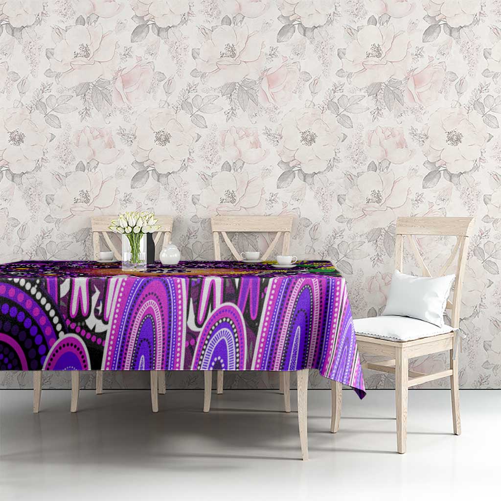 NAIDOC Week 2025 Freo Football Tablecloth Aboriginal Dot Painting
