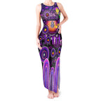 Personalised NAIDOC Week 2025 Freo Football Tank Maxi Dress Aboriginal Dot Painting