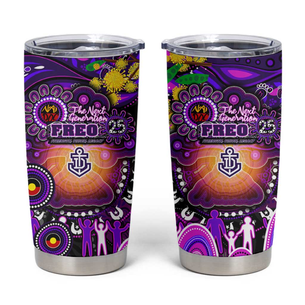 NAIDOC Week 2025 Freo Football Tumbler Cup Aboriginal Dot Painting