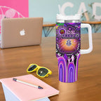 NAIDOC Week 2025 Freo Football Tumbler With Handle Aboriginal Dot Painting