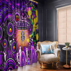 NAIDOC Week 2025 Freo Football Window Curtain Aboriginal Dot Painting